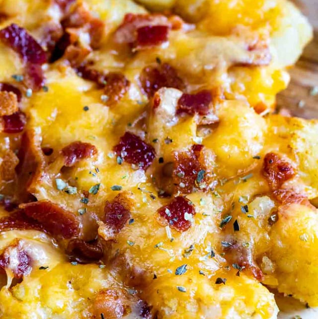 Loaded Tater Tots*.