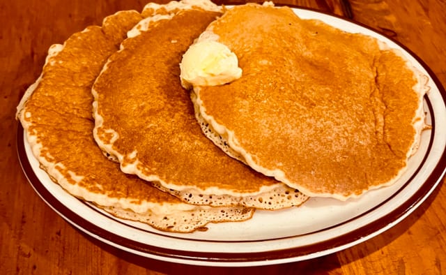 3 Pancake & Meat Choice*.